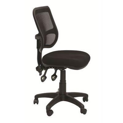 Rapidline Operator Chair Medium Mesh Back Black EM300BK - SuperOffice