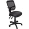Rapidline Operator Chair Medium Mesh Back Pu Black EM300BPU - SuperOffice