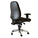 Rapidline PU300 Chair High Back PU Leather Black PU300 - SuperOffice