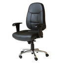 Rapidline PU300 Chair High Back PU Leather Black PU300 - SuperOffice