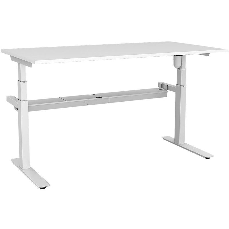 Rapidline Rapid Paramount Single Open Electric Height Adjustable Workstation 1800 X 750 X 607Mm White REP187W - SuperOffice