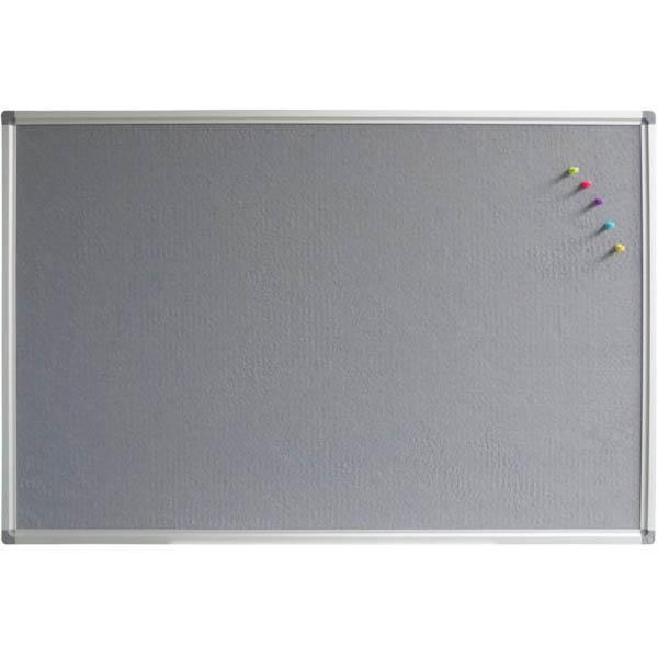 Rapidline Standard Pinboard 1200 X 1200 X 15Mm Grey PIN1212G - SuperOffice