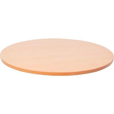 Rapidline Table Top Round 600Mm Beech T600 B - SuperOffice