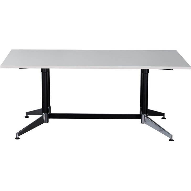 Rapidline Typhoon Boardroom Table 2400 X 1200 X 750Mm White TTR2412W - SuperOffice
