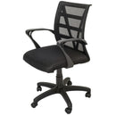 Rapidline Vienna Office Chair Mesh Back Black VIENNA BK - SuperOffice