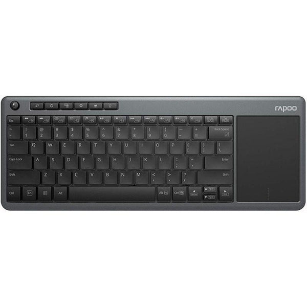 Rapoo K2600 Wireless Touch Keyboard Black K2600-GREY - SuperOffice