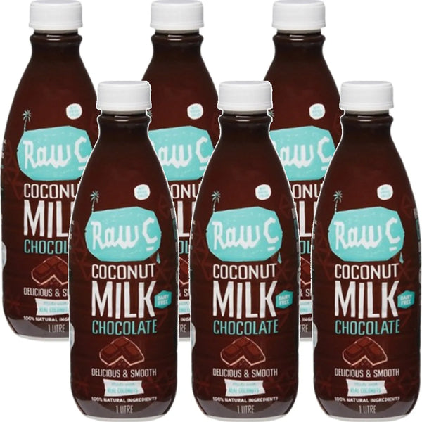 Raw C Coconut Milk Chocolate 1L 6 Pack Bulk M1CH6 - SuperOffice