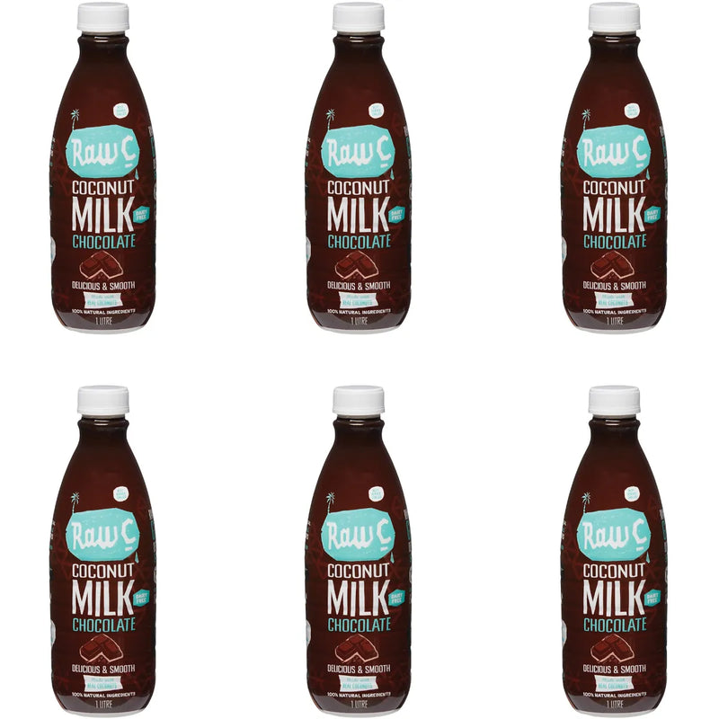 Raw C Coconut Milk Chocolate 1L 6 Pack Bulk M1CH6 - SuperOffice