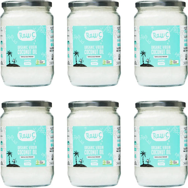Raw C Organic Virgin Coconut Oil 700mL 6 Pack Bulk CO700V6 - SuperOffice