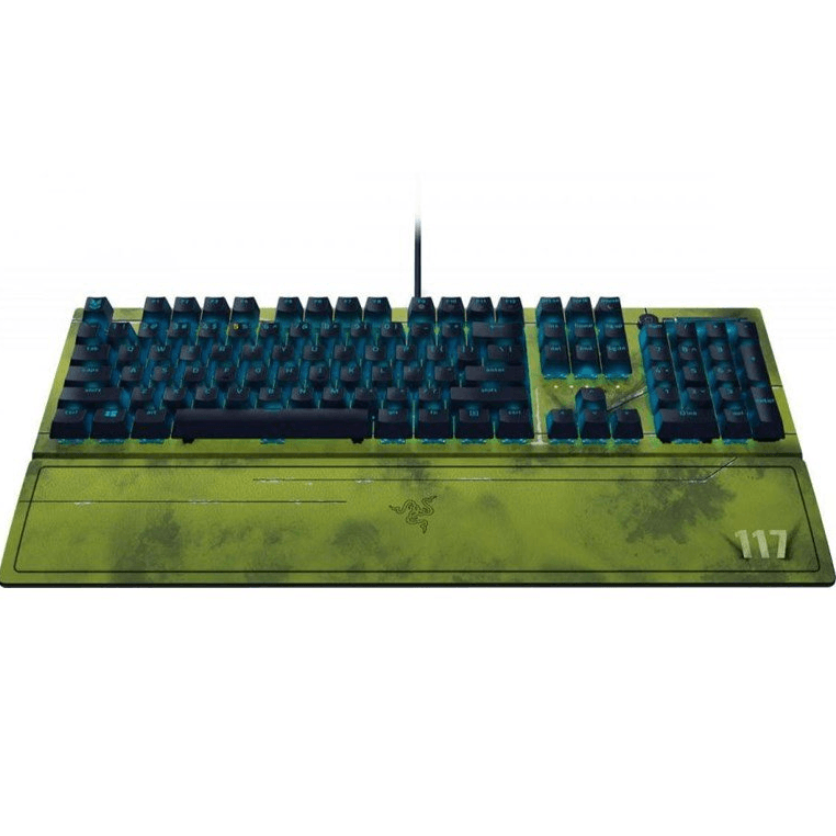 Razer BlackWidow V3 Mechanical Gaming Keyboard RGB Wrist Rest HALO Infinite Edition RZ03-03542600-R3M1 - SuperOffice