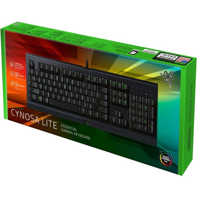 Razer Cynosa Lite Essential Gaming Keyboard RGB Chroma Lighting Programmable RZ03-02740600-R3M1 - SuperOffice