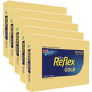 Reflex Gold 80gsm A4 Copy Paper 5 Reams 2,500 Sheets Box GOLD - 161394 (5 reams) - SuperOffice