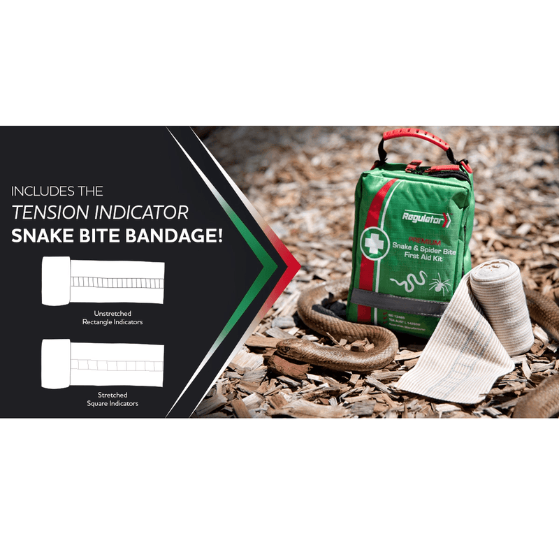 Regulator Premium Snake Spider Bite First Aid Kit Tension Bandage Stings Bushwalking Hiking AFAKLSB - SuperOffice