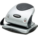 Rexel 2 Hole Punch Clam 25 Sheet Silver / Black 2101221 - SuperOffice