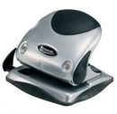 Rexel 2 Hole Punch Clam 25 Sheet Silver / Black 2101221 - SuperOffice
