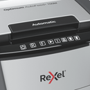 Rexel 2020100MAU Optimum Autofeed+ 100m Automatic Micro Cut Paper Shredder Black 2020100MAU - SuperOffice
