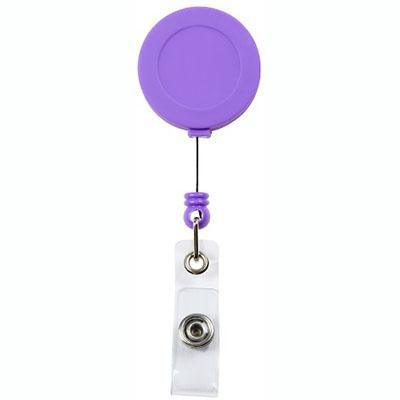Rexel Badge Reel Soft Touch Purple 9855019 - SuperOffice