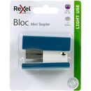 Rexel Bloc Mini Stapler Blue 210806 - SuperOffice