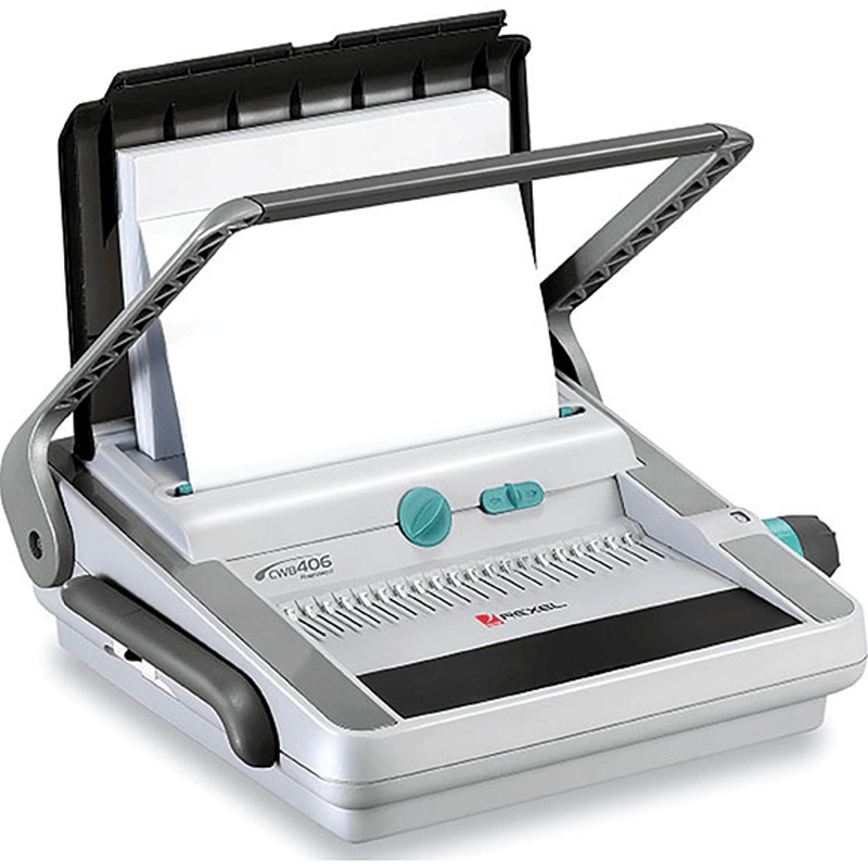 Rexel CWB406 Flowline Pro Premium Manual Comb Binding Machine 2101436 - SuperOffice