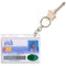 Rexel Fuel/Credit Card Holder With 25Mm Key Ring Clear Pack 10 9801912 - SuperOffice