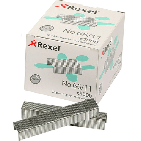 Rexel Giant Staples No.66 11mm 66/11 Box 5000 R06070 - SuperOffice