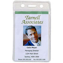 Rexel Id Pouch Soft Portrait Clear Pack 10 9801012 - SuperOffice