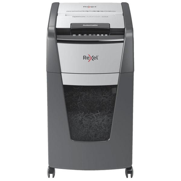 Rexel Optimum Paper Shredder Autofeed 225X Automatic Cross Cut 2020225XAU - SuperOffice