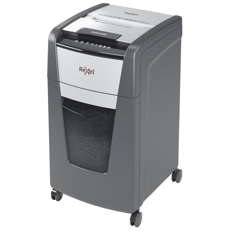 Rexel Optimum Paper Shredder Autofeed 225X Automatic Cross Cut 2020225XAU - SuperOffice