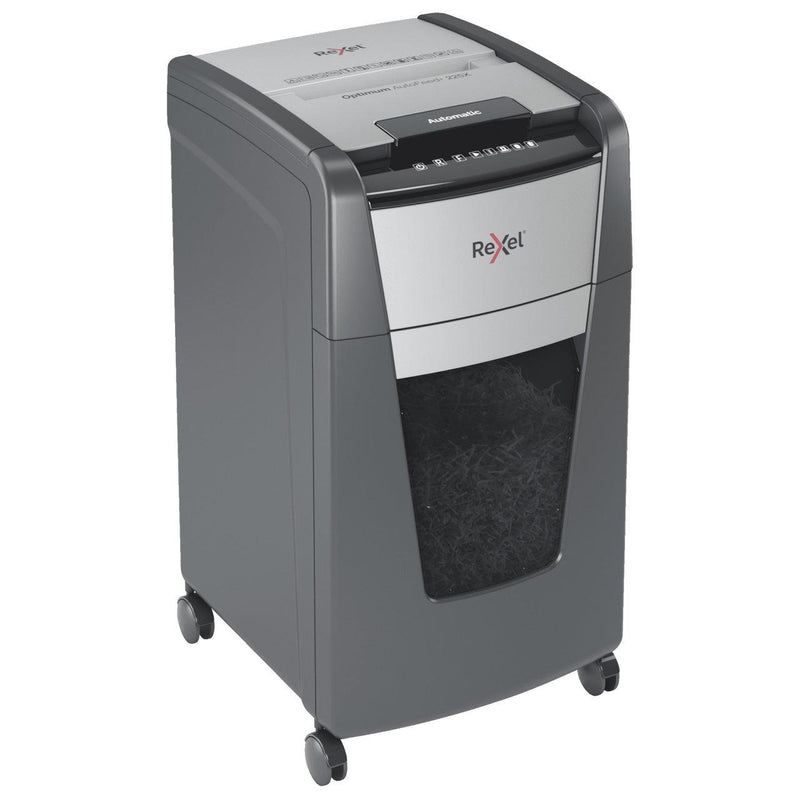 Rexel Optimum Paper Shredder Autofeed 225X Automatic Cross Cut 2020225XAU - SuperOffice