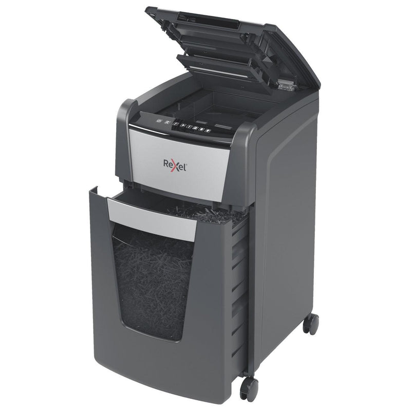 Rexel Optimum Paper Shredder Autofeed 225X Automatic Cross Cut 2020225XAU - SuperOffice
