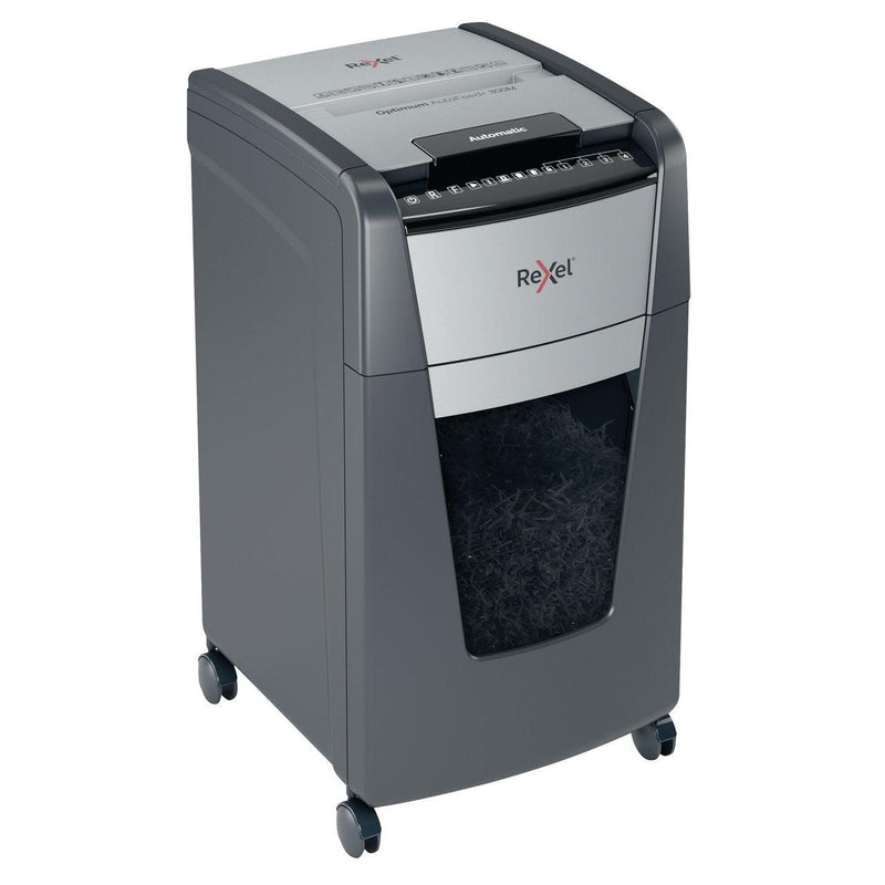 Rexel Optimum Paper Shredder Autofeed 300M Automatic Micro Cut 2020300MAU - SuperOffice