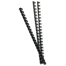 Rexel Plastic Binding Comb Round 21 Loop 50mm A4 Black Box 50 45605 - SuperOffice