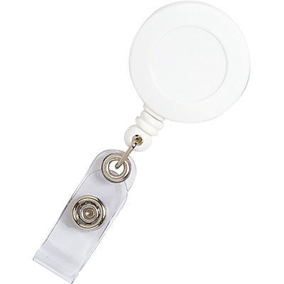 Rexel Retractable Id Card Holder With Strap White 9800008 - SuperOffice