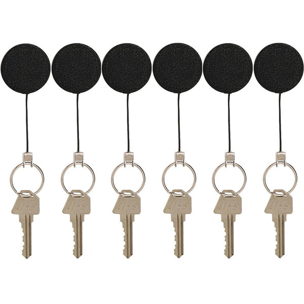 Rexel Retractable Key Holder Heavy Duty With Key Ring Hangsell 6 Pack 9800402 (6 Pack) - SuperOffice