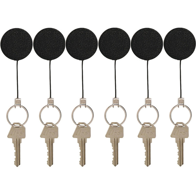 Rexel Retractable Key Holder Heavy Duty With Key Ring Hangsell 6 Pack 9800402 (6 Pack) - SuperOffice