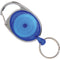 Rexel Retractable Key Holder Snap Lock W60 X H10 X L140Mm Blue 9806101 - SuperOffice