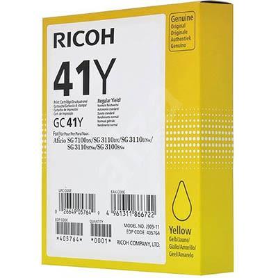 Ricoh Gc41Y Toner Cartridge Yellow 405764 - SuperOffice