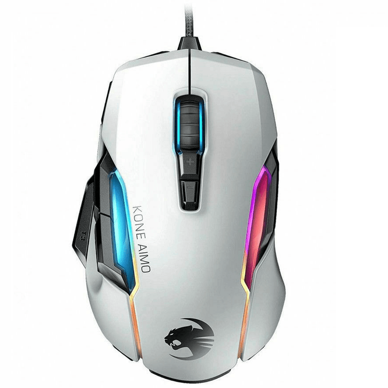 ROCCAT Gaming Mouse Kone AIMO Remastered Updated White ROC-11-820-WE - SuperOffice