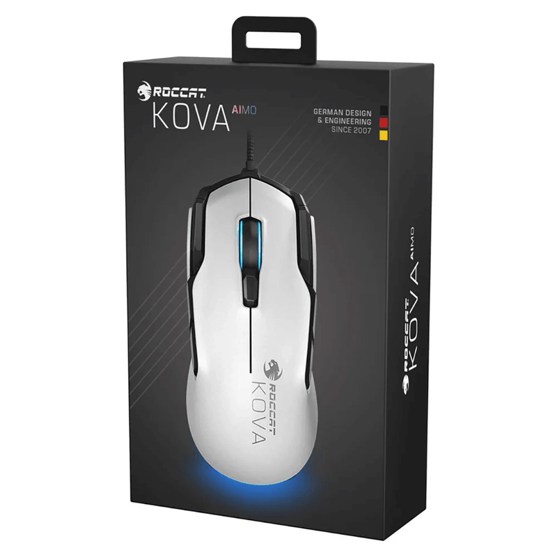 ROCCAT Gaming Mouse Kova AIMO White RBG Ambidextrous ROC-11-507 - SuperOffice