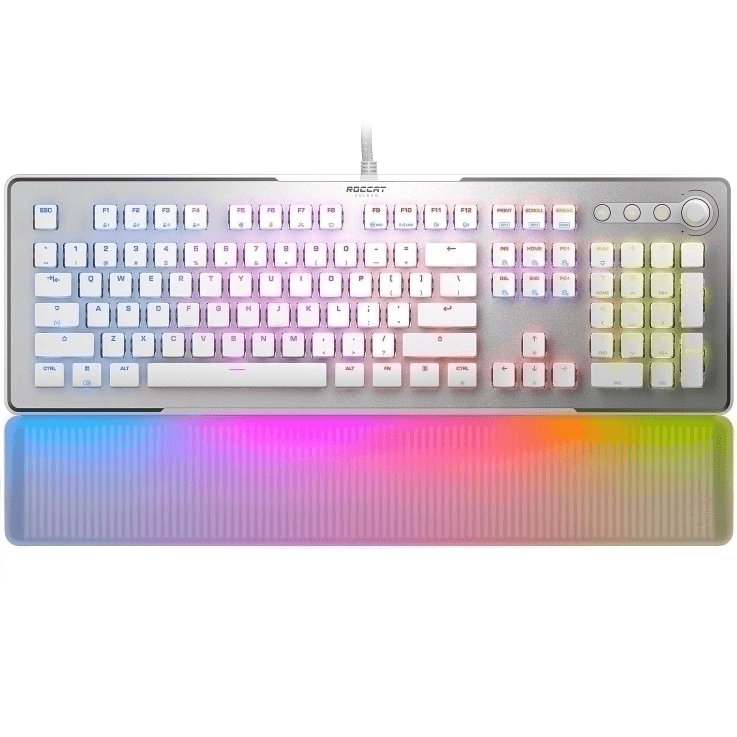 ROCCAT Keyboard Vulcan II MAX Optical Mechanical RGB Gaming White ROC-12-023 - SuperOffice