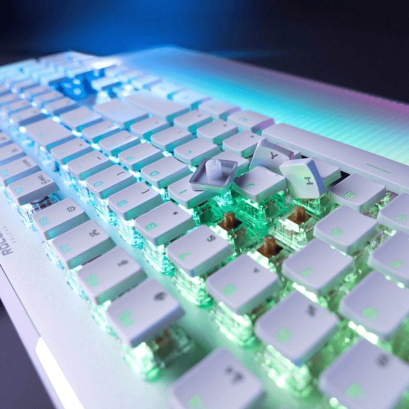 ROCCAT Keyboard Vulcan II MAX Optical Mechanical RGB Gaming White ROC-12-023 - SuperOffice