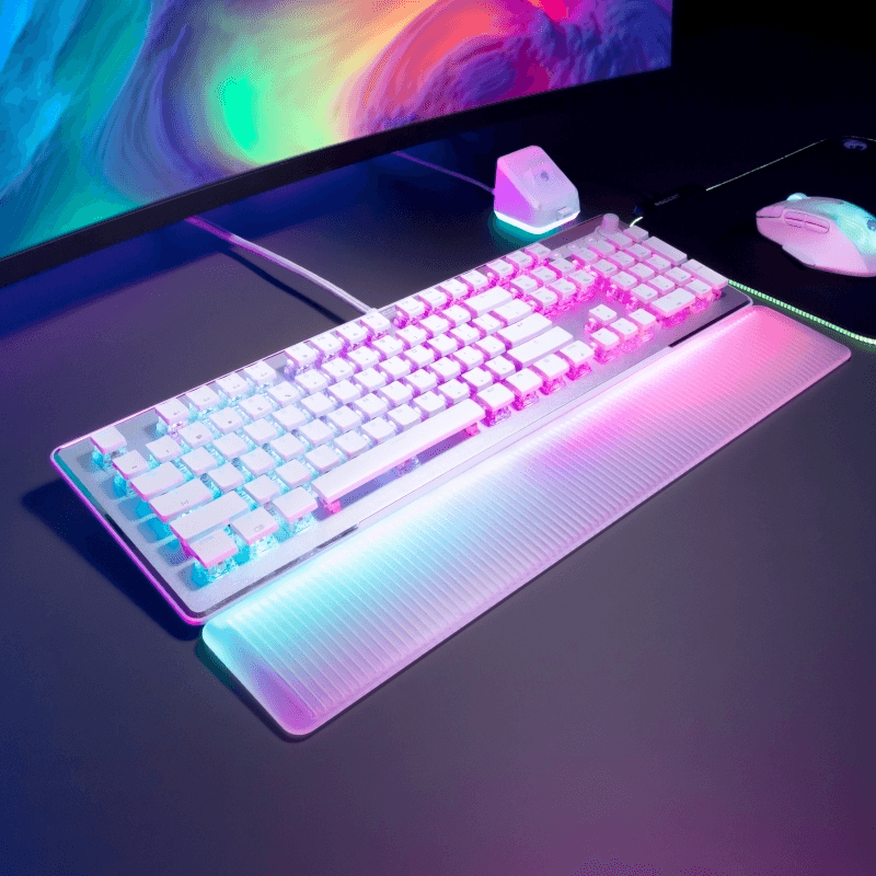 ROCCAT Keyboard Vulcan II MAX Optical Mechanical RGB Gaming White ROC-12-023 - SuperOffice