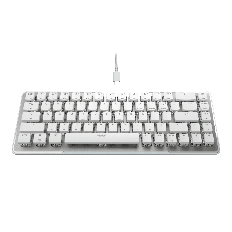 ROCCAT Keyboard Vulcan II Mini Optical Mechanical RGB Gaming White ROC-12-063 - SuperOffice