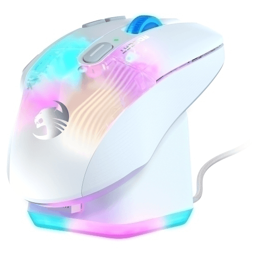 ROCCAT Mouse Kone XP Air Wireless Gaming with Charging Dock White ROC-11-446-01 - SuperOffice
