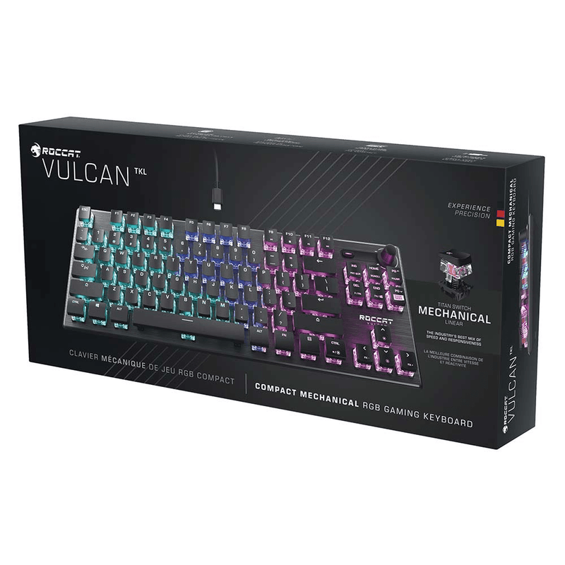 ROCCAT Vulcan TKL Compact Gaming Mechanical Keyboard AIMO RGB Linear ROC-12-272 - SuperOffice