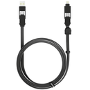 RollingSquare Charging Cable inCharge 6 1.5m Six-in-One USB-C/A/Micro/Lightning Black SIXMAX01R - SuperOffice