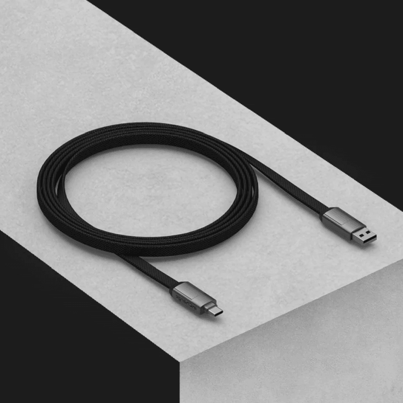 RollingSquare Charging Cable inCharge 6 1.5m Six-in-One USB-C/A/Micro/Lightning Black SIXMAX01R - SuperOffice