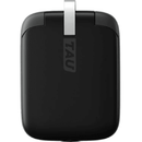 RollingSquare Powerbank Tau Mini 3-in-1 Keyring Power Bank 1400 mAh Black TAU01R - SuperOffice