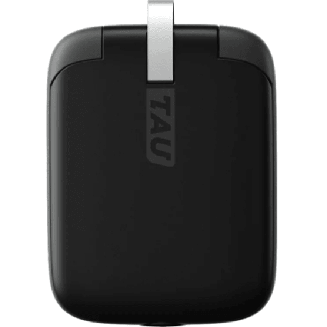 RollingSquare Powerbank Tau Mini 3-in-1 Keyring Power Bank 1400 mAh Black TAU01R - SuperOffice