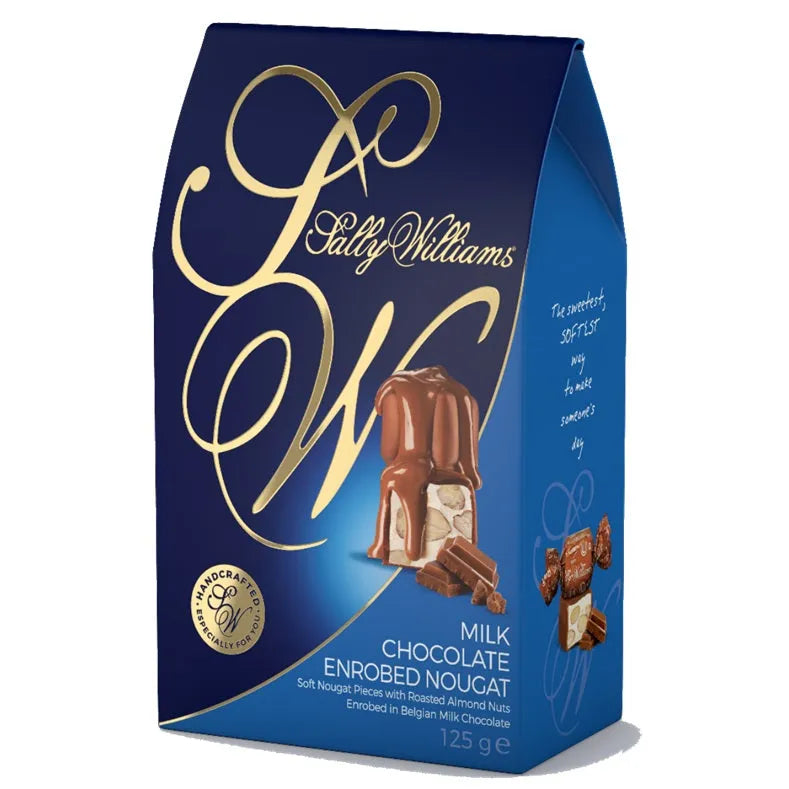Sally Williams Milk Chocolate Coated Soft Nougat 125g Pack 4 Bulk 1600847000736 - SuperOffice